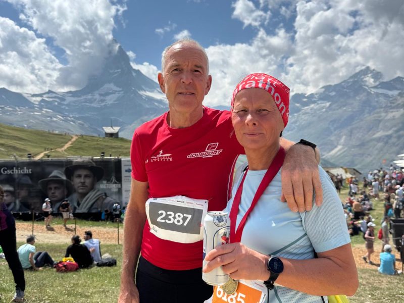 Zermattmarathon 2025 – Gisela und Jürgen Zermattmarathon 2025 - Gisela und Jürgen